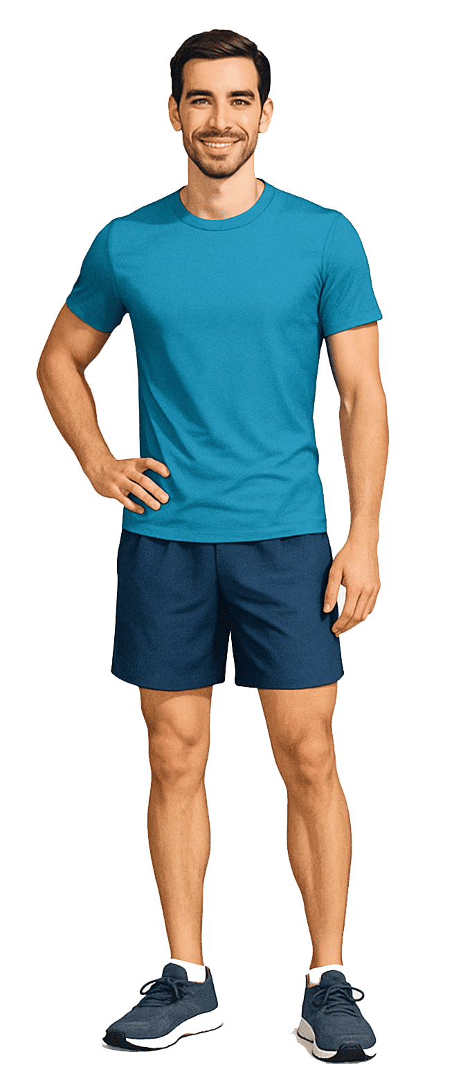 Male Body Composition Illustration